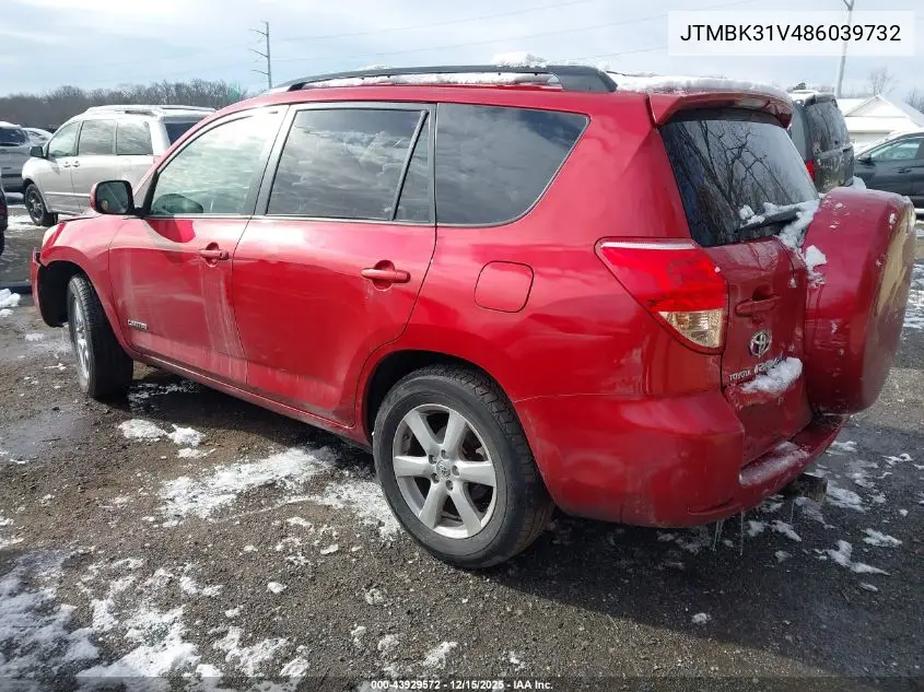 JTMBK31V486039732 2008 Toyota Rav4 Limited V6