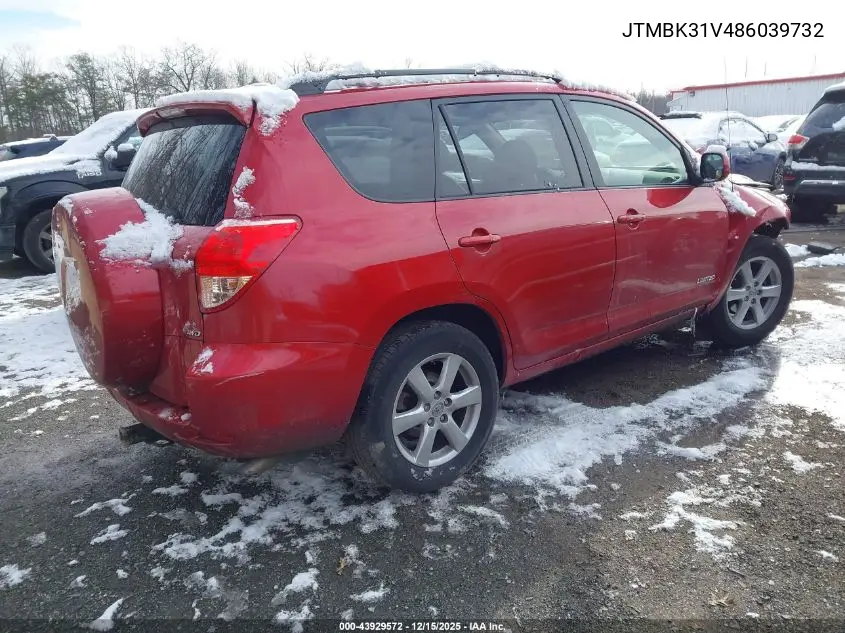 JTMBK31V486039732 2008 Toyota Rav4 Limited V6