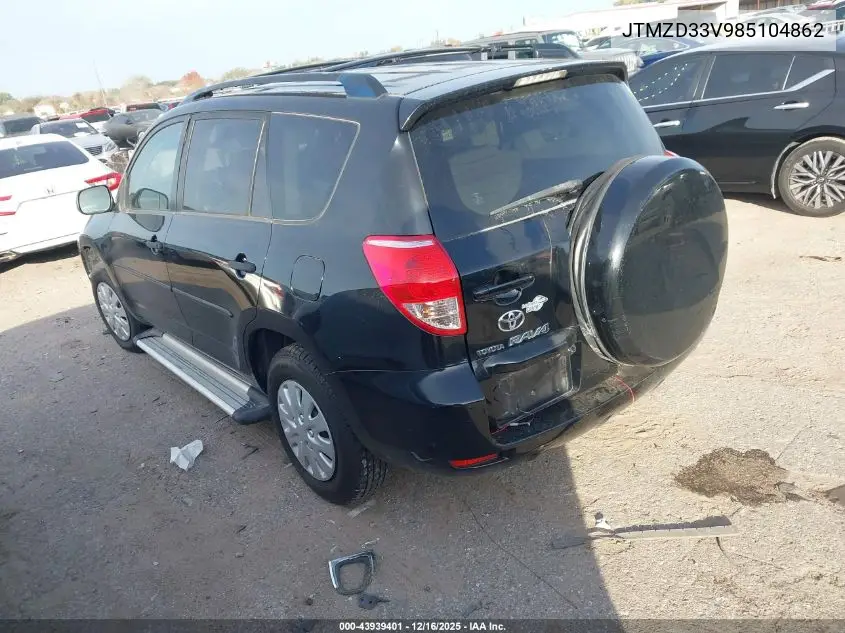 JTMZD33V985104862 2008 Toyota Rav4