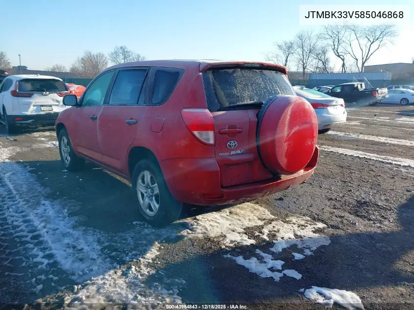 JTMBK33V585046868 2008 Toyota Rav4 Base V6