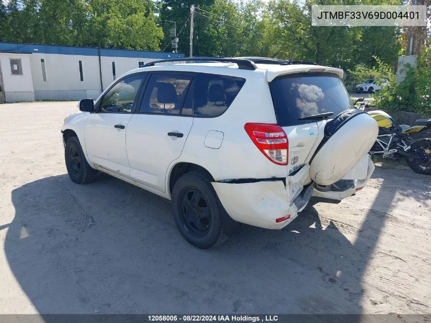 2009 Toyota Rav4 VIN: JTMBF33V69D004401 Lot: 12058005