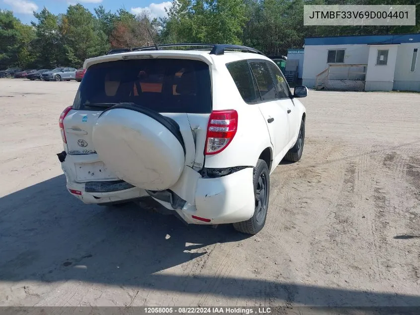 2009 Toyota Rav4 VIN: JTMBF33V69D004401 Lot: 12058005