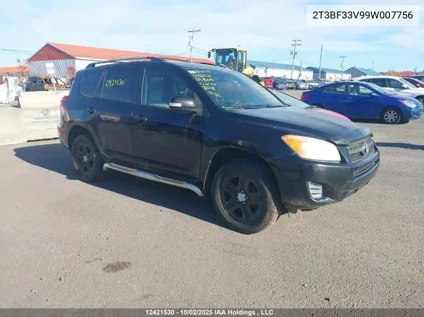 2T3BF33V99W007756 2009 Toyota Rav4