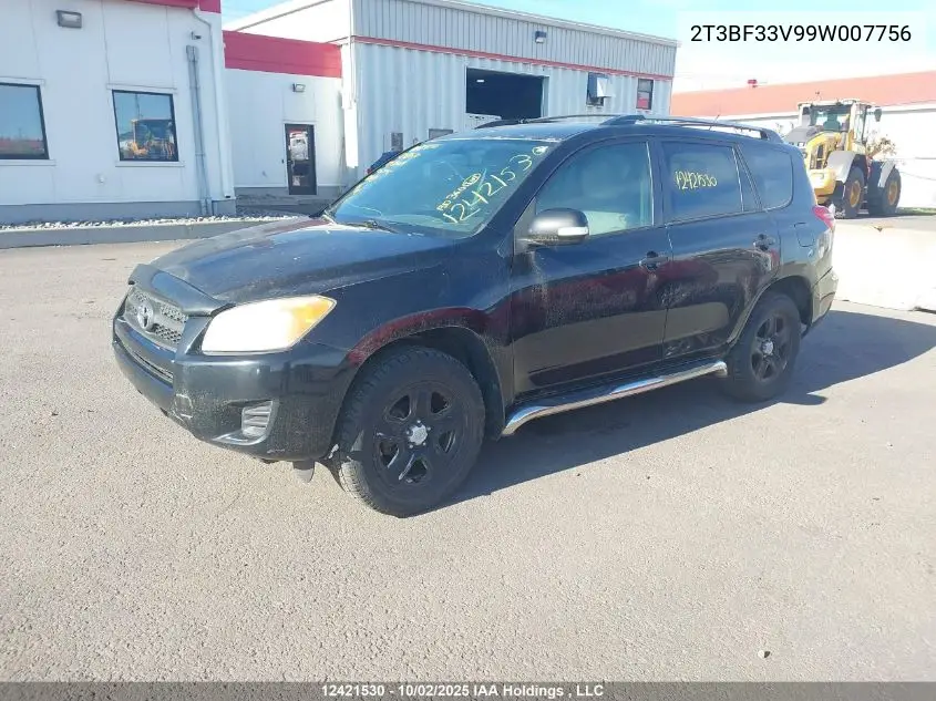 2T3BF33V99W007756 2009 Toyota Rav4