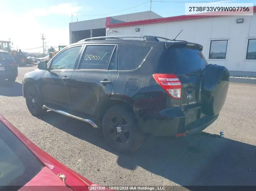 2T3BF33V99W007756 2009 Toyota Rav4