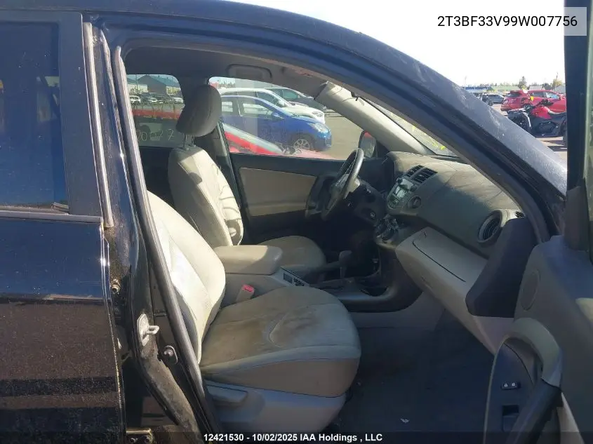 2T3BF33V99W007756 2009 Toyota Rav4
