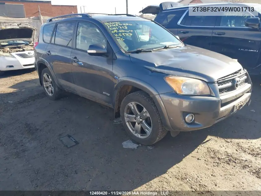 2T3BF32V49W001713 2009 Toyota Rav4 Sport