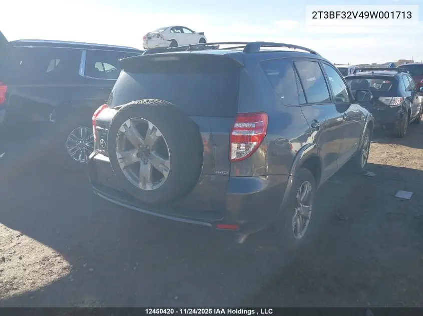 2T3BF32V49W001713 2009 Toyota Rav4 Sport