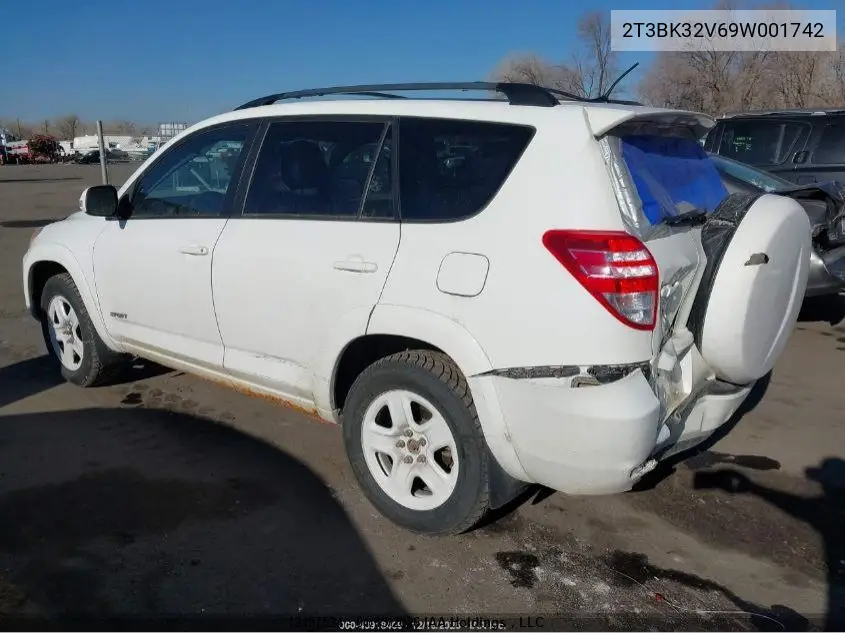 2T3BK32V69W001742 2009 Toyota Rav4 Sport V6