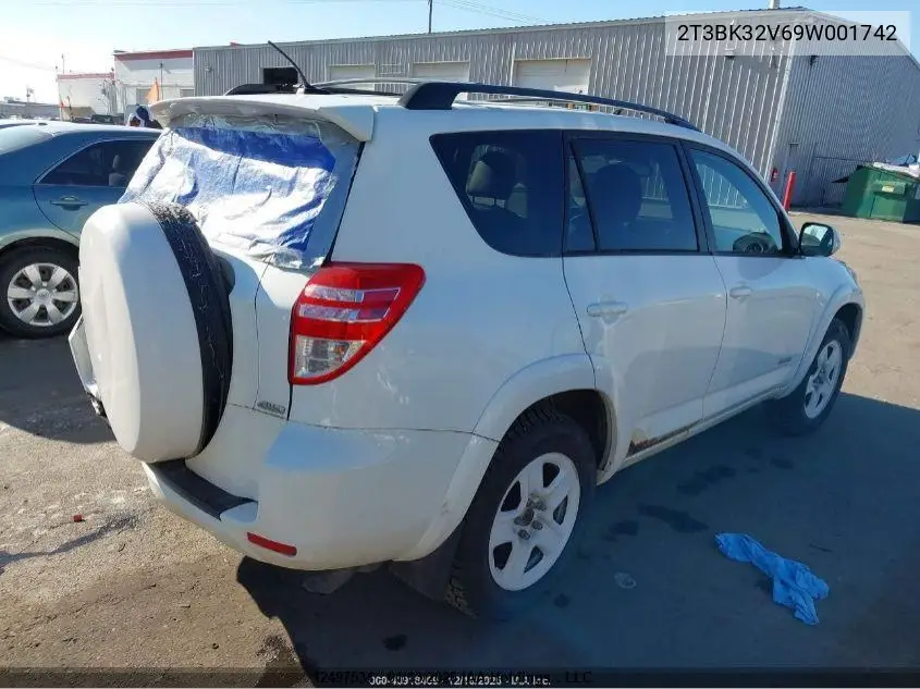 2T3BK32V69W001742 2009 Toyota Rav4 Sport V6