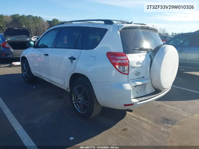 2T3ZF33V29W010326 2009 Toyota Rav4