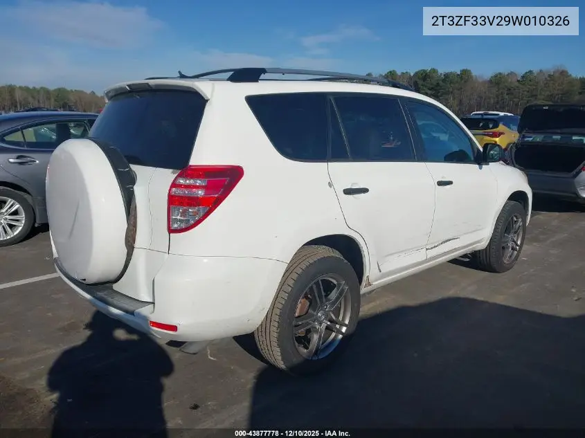 2T3ZF33V29W010326 2009 Toyota Rav4