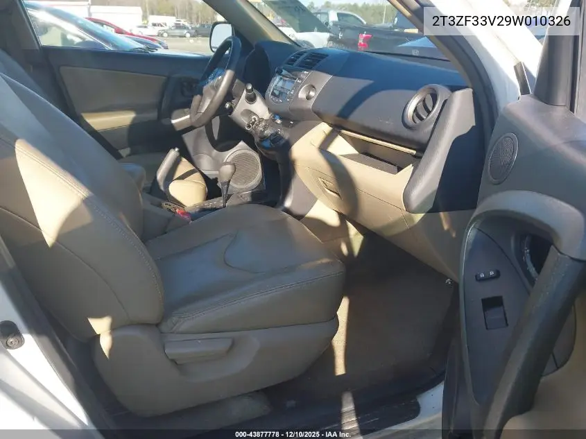2T3ZF33V29W010326 2009 Toyota Rav4