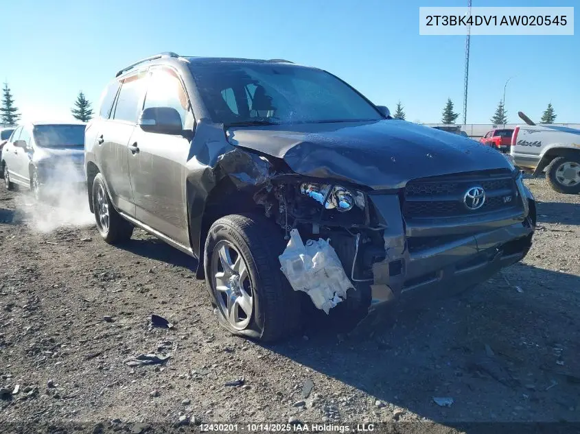 2T3BK4DV1AW020545 2010 Toyota Rav4