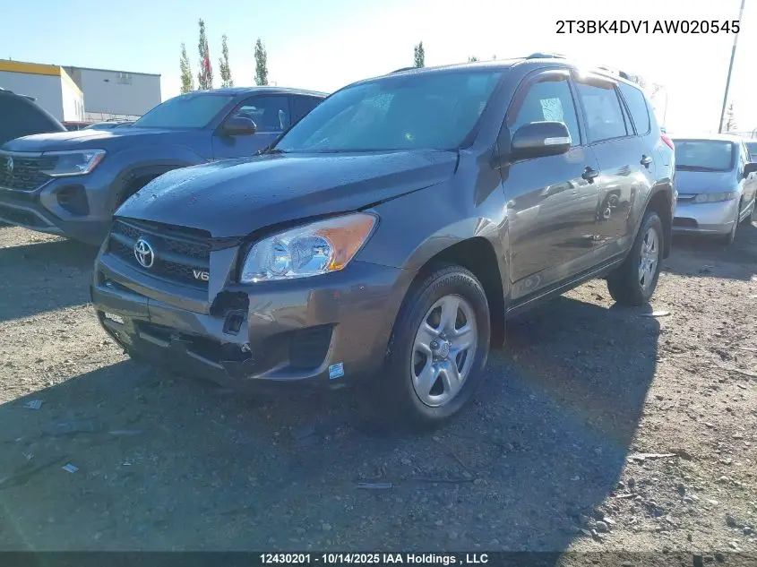 2T3BK4DV1AW020545 2010 Toyota Rav4