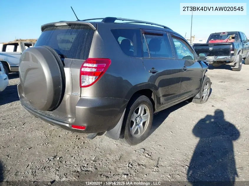 2T3BK4DV1AW020545 2010 Toyota Rav4