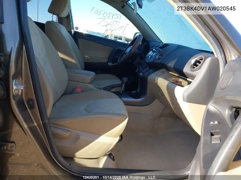 2T3BK4DV1AW020545 2010 Toyota Rav4