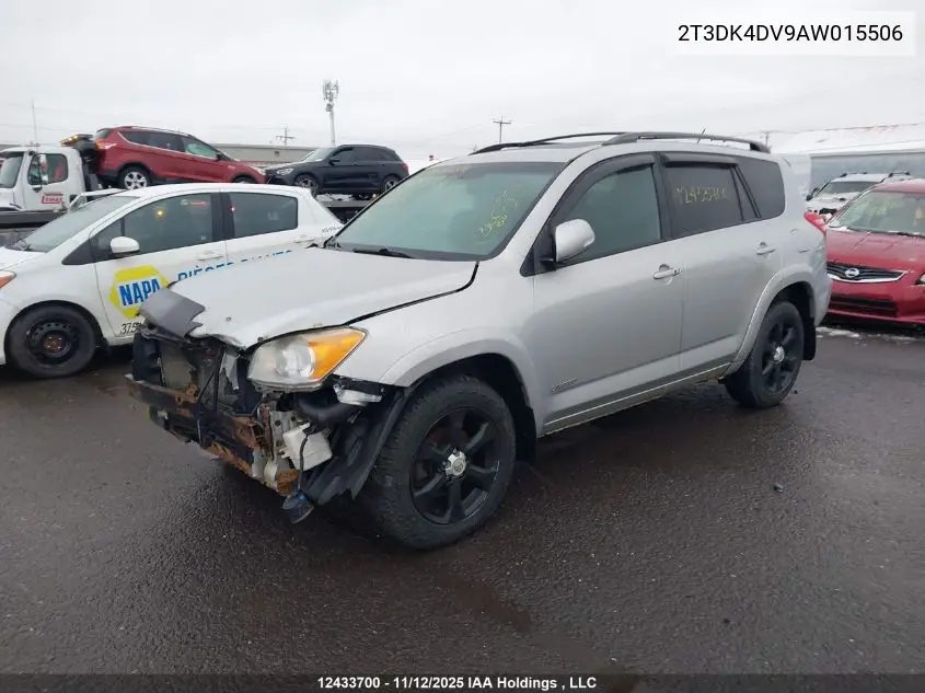 2T3DK4DV9AW015506 2010 Toyota Rav4 Limited