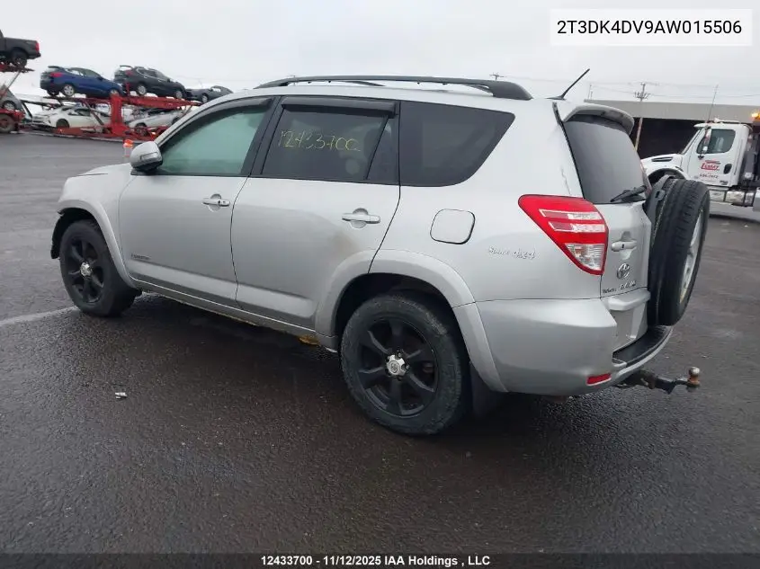 2T3DK4DV9AW015506 2010 Toyota Rav4 Limited