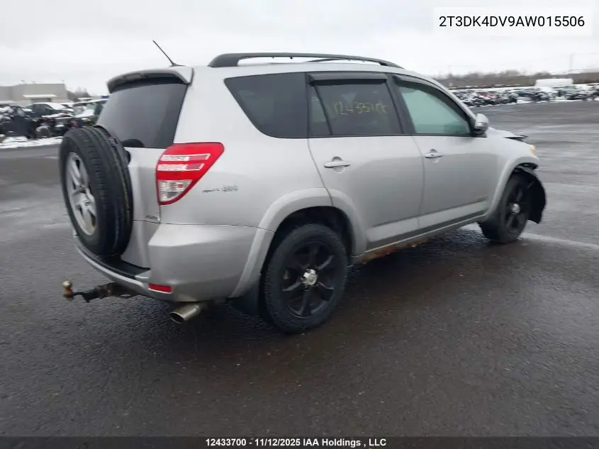 2T3DK4DV9AW015506 2010 Toyota Rav4 Limited