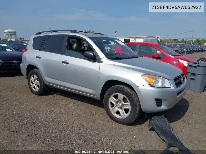 2T3BF4DV5AW052922 2010 Toyota Rav4