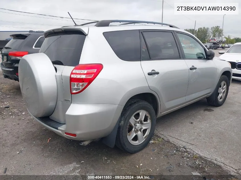 2T3BK4DV1AW014390 2010 Toyota Rav4 Base V6