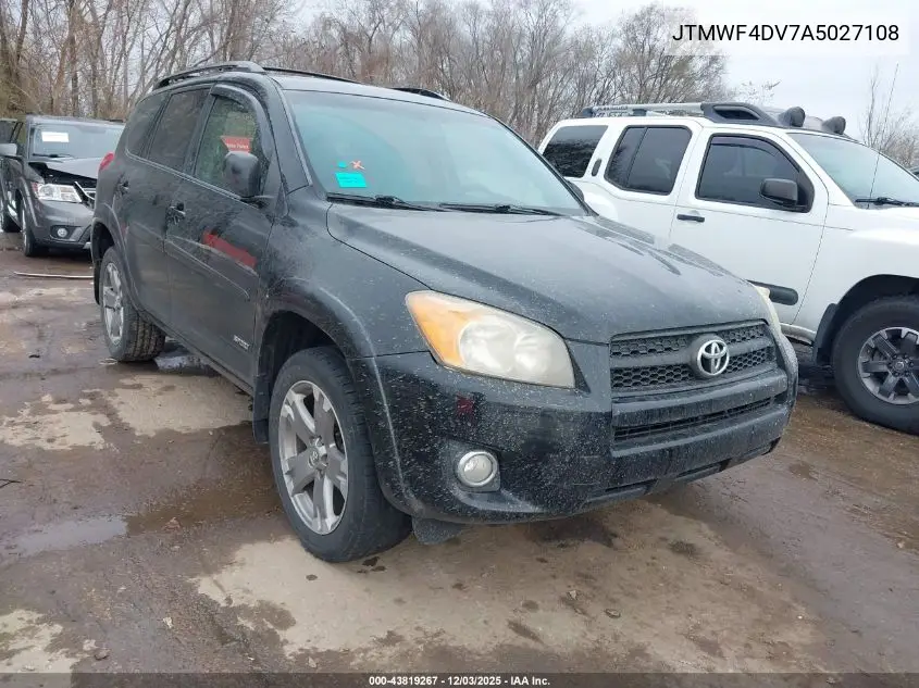 JTMWF4DV7A5027108 2010 Toyota Rav4 Sport