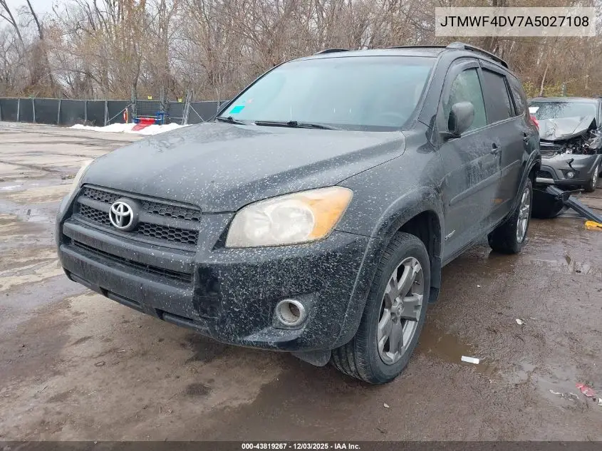JTMWF4DV7A5027108 2010 Toyota Rav4 Sport