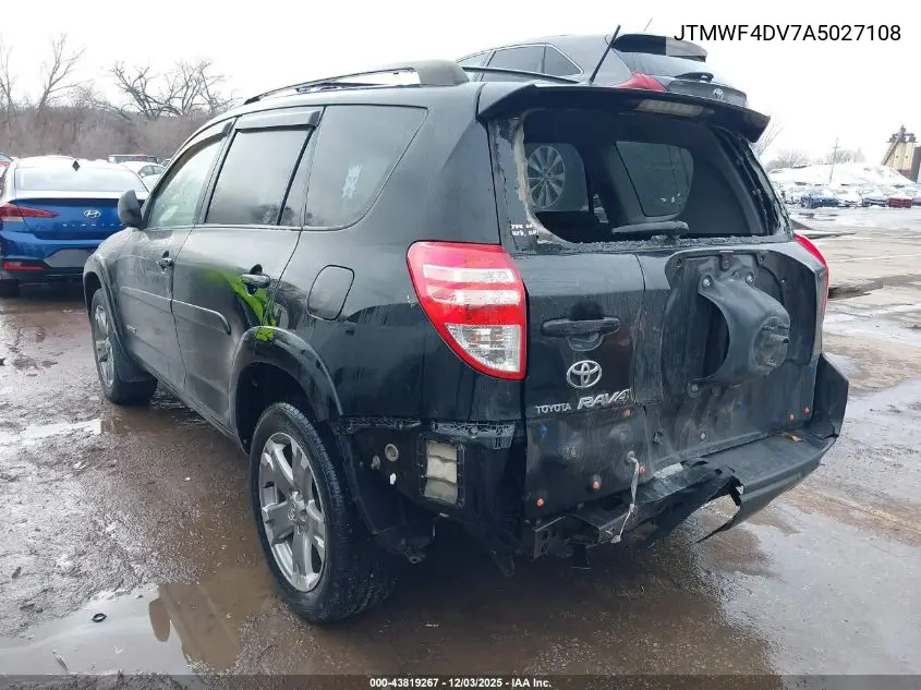 JTMWF4DV7A5027108 2010 Toyota Rav4 Sport