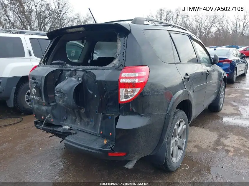 JTMWF4DV7A5027108 2010 Toyota Rav4 Sport
