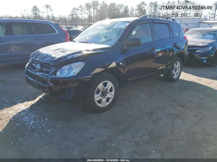 JTMBF4DV6A5024649 2010 Toyota Rav4