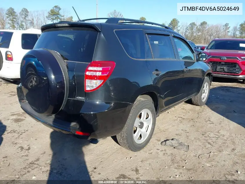 JTMBF4DV6A5024649 2010 Toyota Rav4