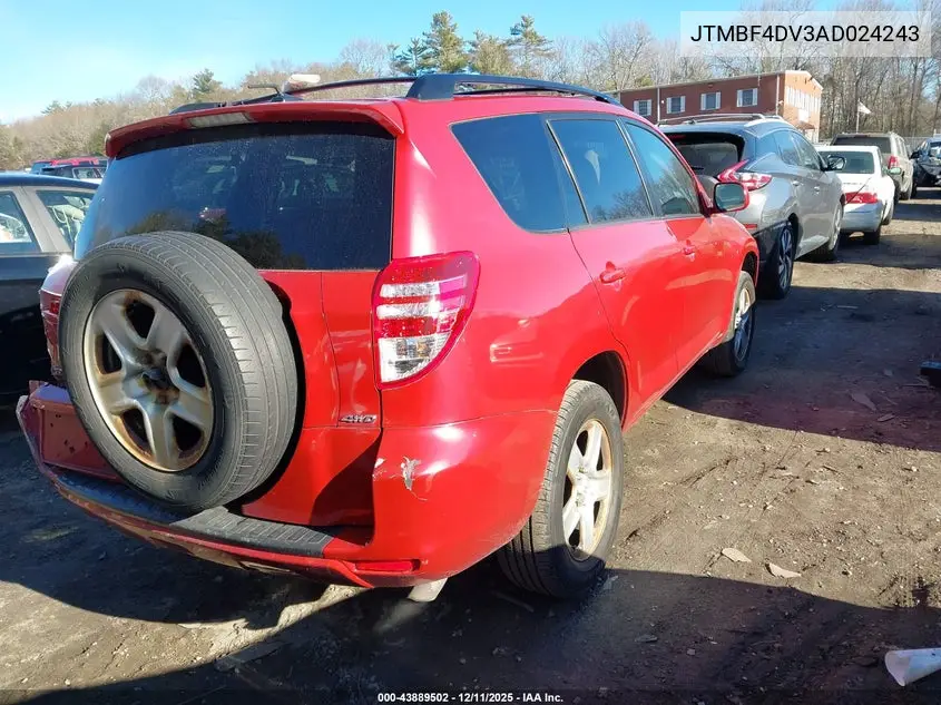 JTMBF4DV3AD024243 2010 Toyota Rav4