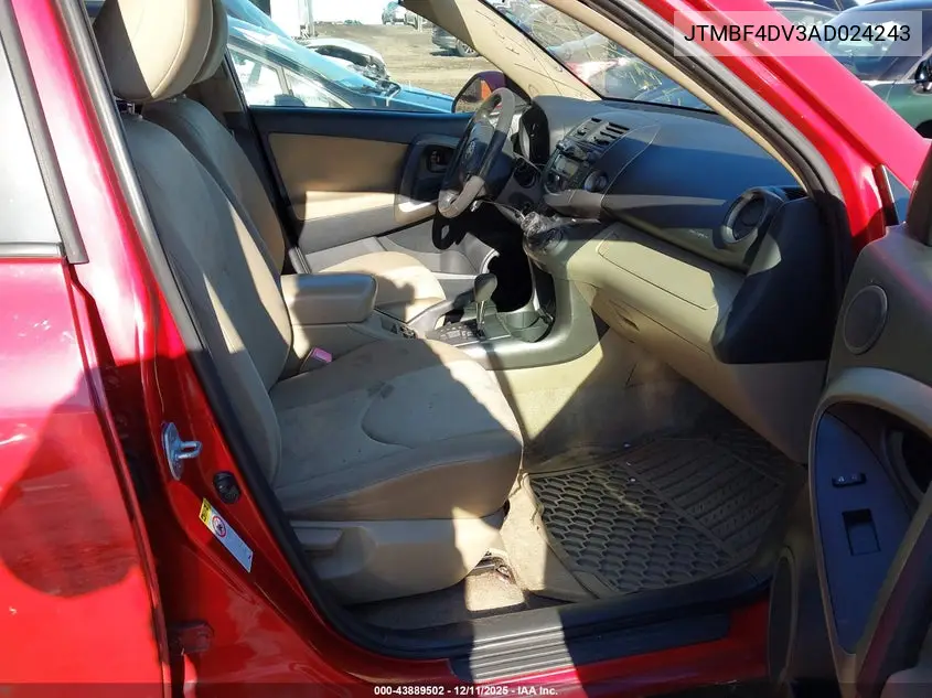 JTMBF4DV3AD024243 2010 Toyota Rav4