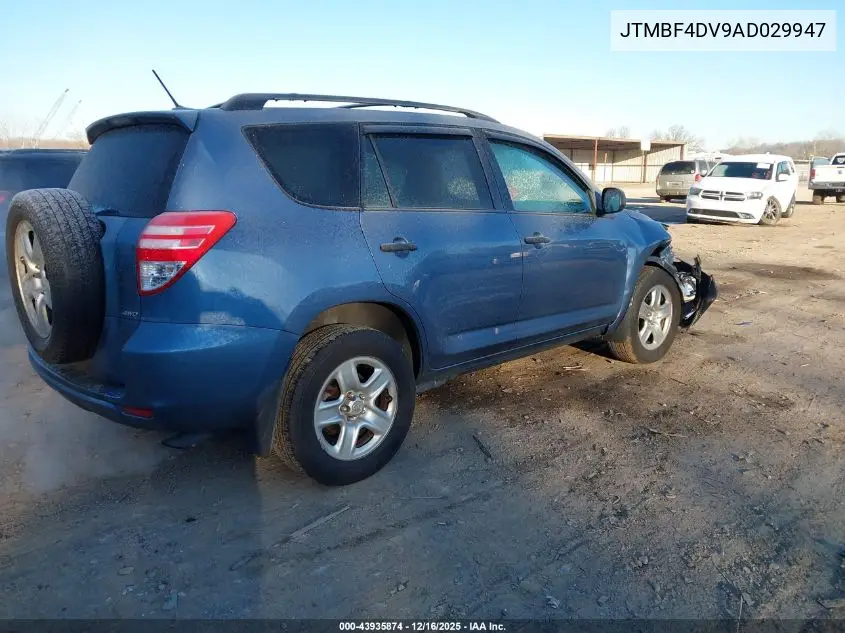 JTMBF4DV9AD029947 2010 Toyota Rav4