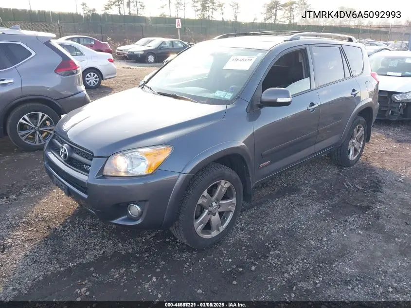 JTMRK4DV6A5092993 2010 Toyota Rav4 Sport V6