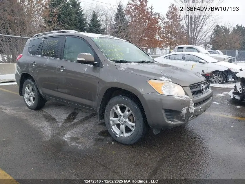 2T3BF4DV7BW107193 2011 Toyota Rav4