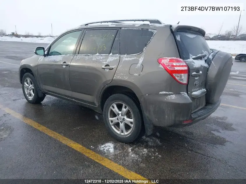 2T3BF4DV7BW107193 2011 Toyota Rav4