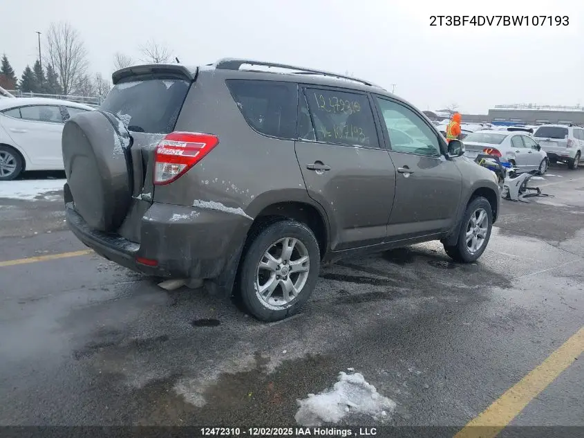 2T3BF4DV7BW107193 2011 Toyota Rav4