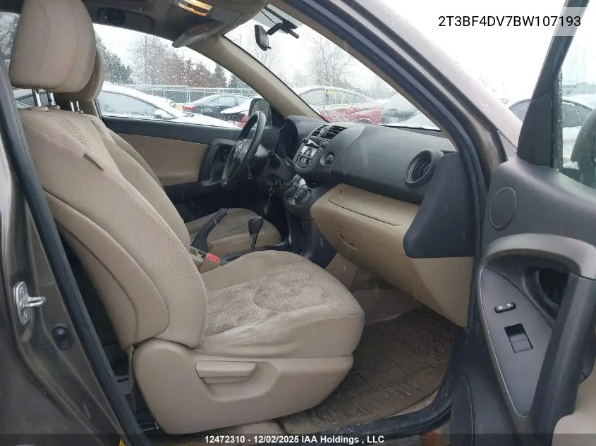 2T3BF4DV7BW107193 2011 Toyota Rav4