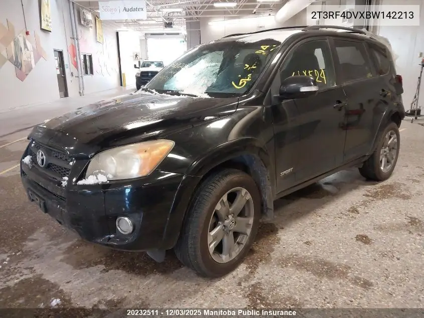 2T3RF4DVXBW142213 2011 Toyota Rav4 Sport
