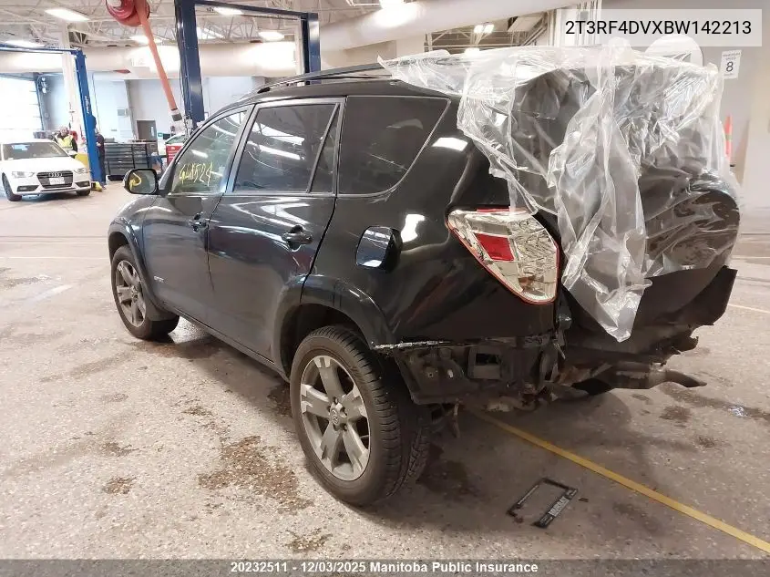 2T3RF4DVXBW142213 2011 Toyota Rav4 Sport