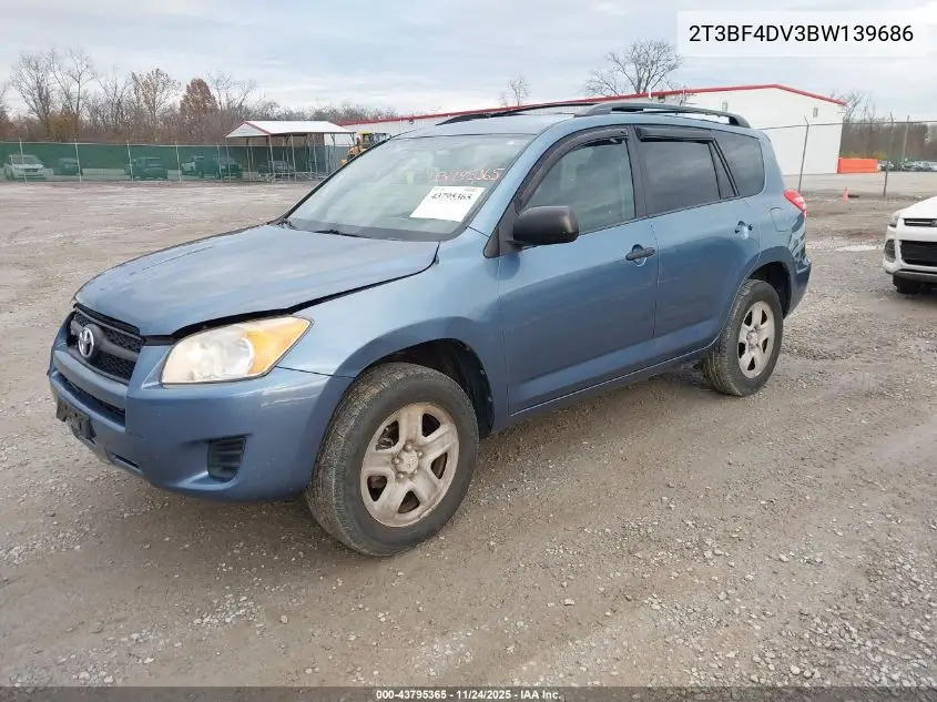 2T3BF4DV3BW139686 2011 Toyota Rav4