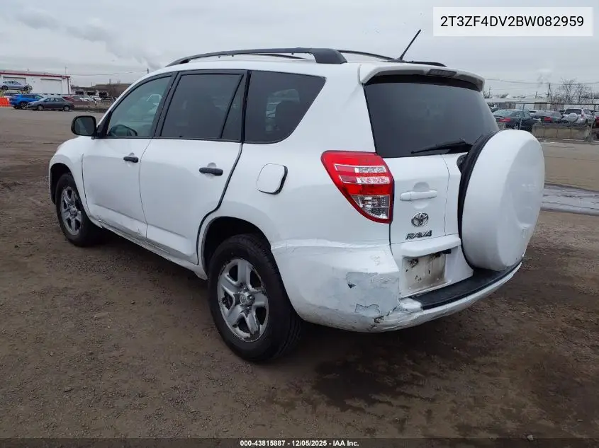 2T3ZF4DV2BW082959 2011 Toyota Rav4