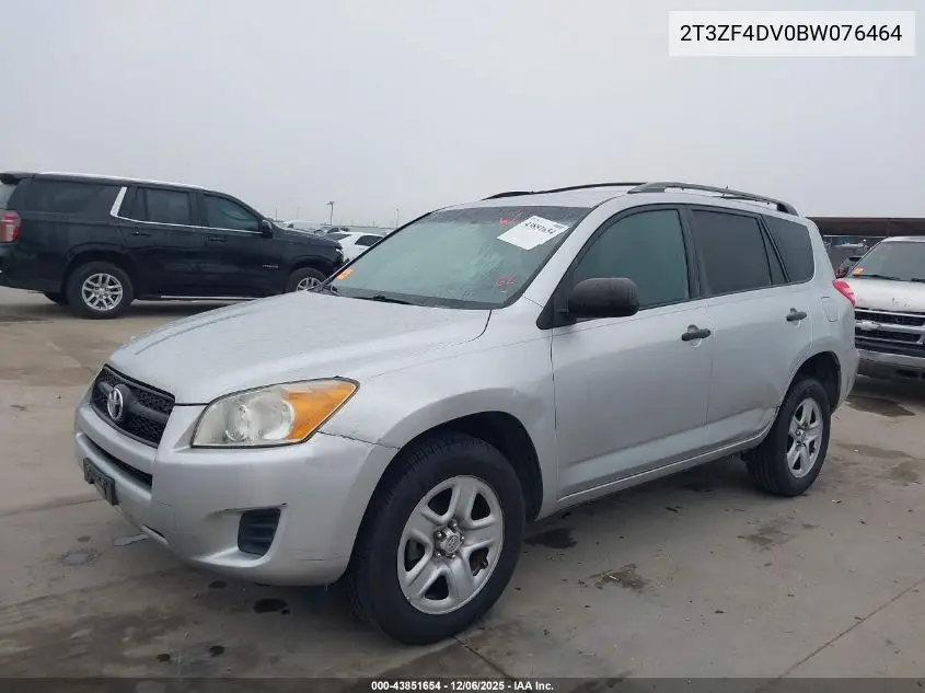 2T3ZF4DV0BW076464 2011 Toyota Rav4