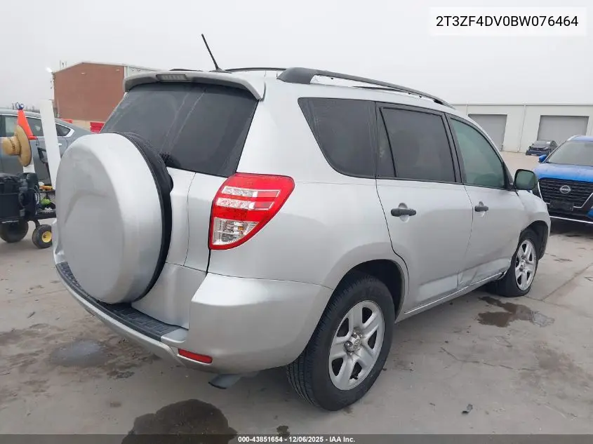 2T3ZF4DV0BW076464 2011 Toyota Rav4
