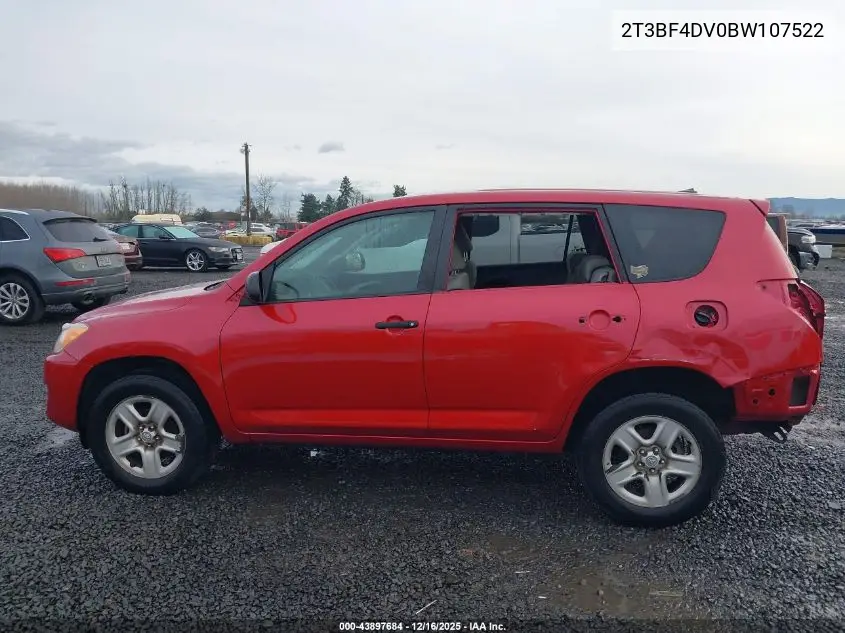 2T3BF4DV0BW107522 2011 Toyota Rav4
