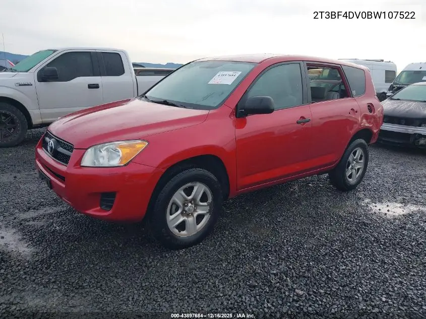 2T3BF4DV0BW107522 2011 Toyota Rav4