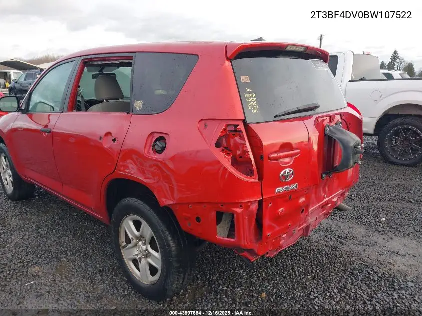 2T3BF4DV0BW107522 2011 Toyota Rav4