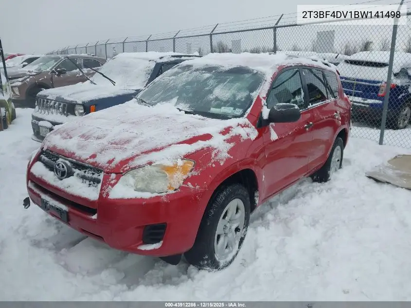 2T3BF4DV1BW141498 2011 Toyota Rav4